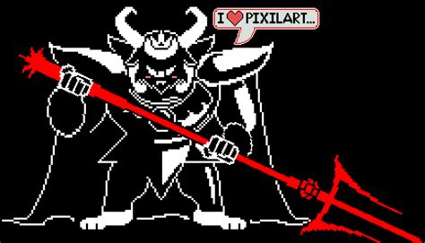 Pixilart - Undertale Asgore pixel art by appleade33