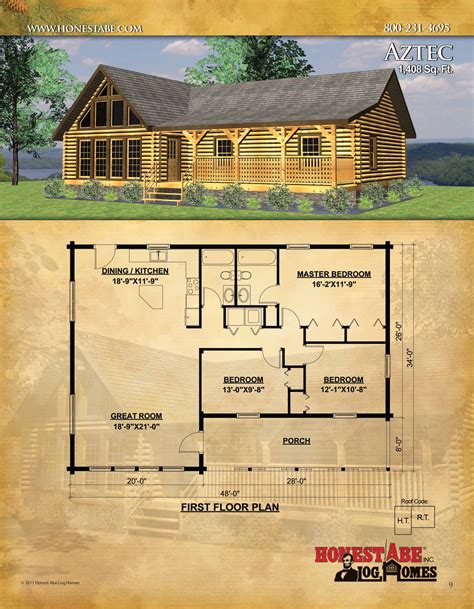 One Bedroom Log Cabin Floor Plans | www.resnooze.com