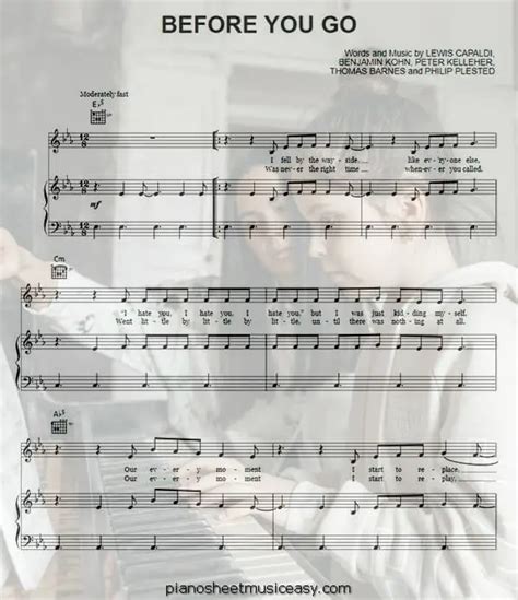 Before you go sheet music - Eb Major