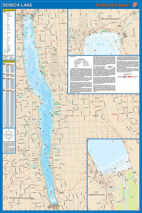 Seneca Lake Fishing Map | Draw A Topographic Map