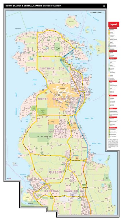 North Saanich and Central Saanich, BC Map by Mapmobility Corp. | Avenza ...