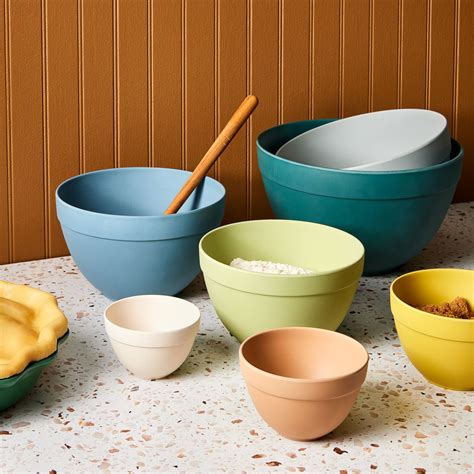 Bamboozle Bamboo Nesting Bowls, 7-Piece Set, Mixed Neutrals, Mixed ...