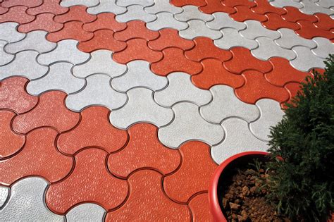 Decorative Concrete Interlocking Pavers