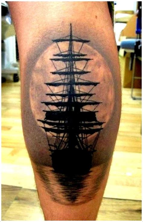 35 Regal Ship based tattoo designs | Sunset tattoos, Nautical tattoo ...