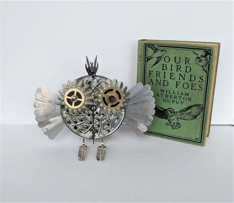 Steampunk Owl sculpture Found object robot art Robot Owl | Etsy in 2020 ...