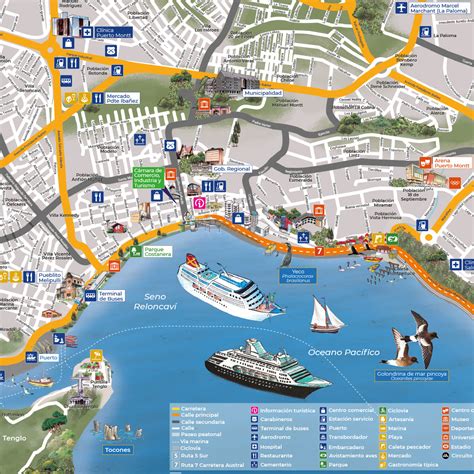 CIUDAD PUERTO MONTT - LÁMINA – TOURMAPS Mapas educativos ilustrados de ...