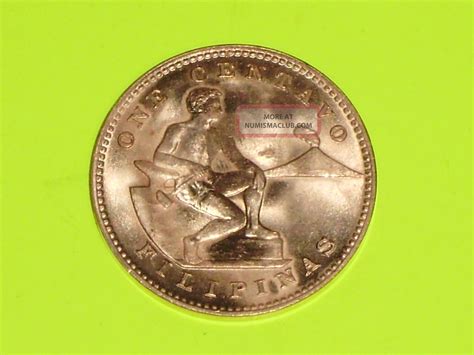 Philippines Coin 1944 1 One Centavo Coin Brilliant Unc " X