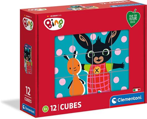 Clementoni - 45010 - Cubes Play for Future - Bing - 12 pieces - jigsaw ...