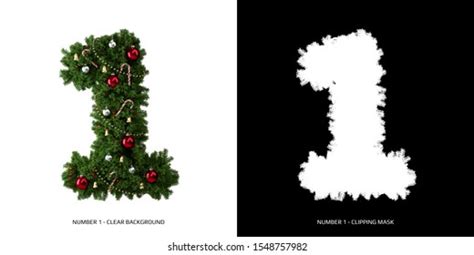 Christmas Number 1 Christmas Typography Stock Photo 1548757982 ...