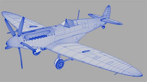 ArtStation - SUPERMARINE SPITFIRE MK XIV | Game Assets