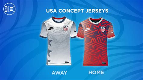 The18's Concept USMNT World Cup Jersey For Home, Away