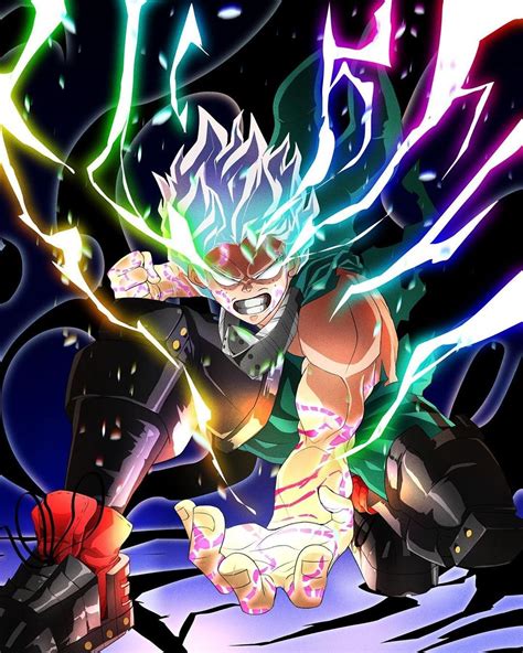 Rage Izuku Midoria | ERLOYN | | Hero poster, Anime character drawing ...