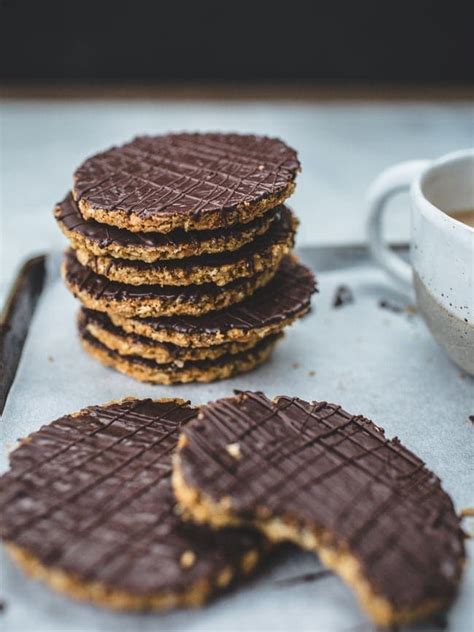 DIY Chocolate HobNob Biscuits - Top With Cinnamon