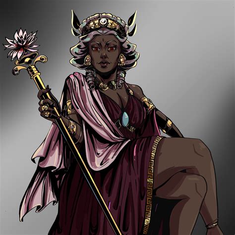 eido 🌿 on Twitter: "Properly finished Hera, my Hades OC! 👰💍 Goddess of ...