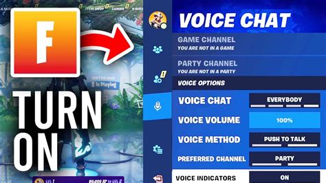 How To Turn On Fortnite Voice Chat - Full Guide - YouTube