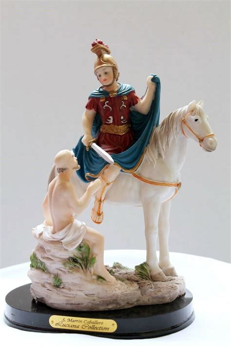 St Martin Caballeo Catholic Statue Saint Martin of Tours Figurine