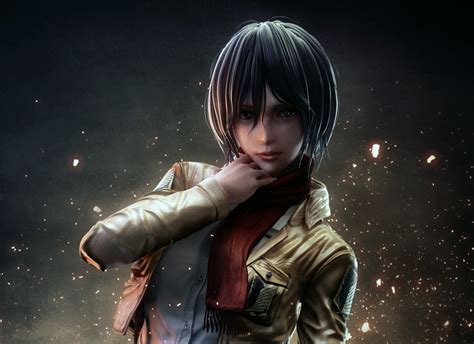 mikasa ackerman, attack on titan, intelligence legion Wallpaper, HD ...