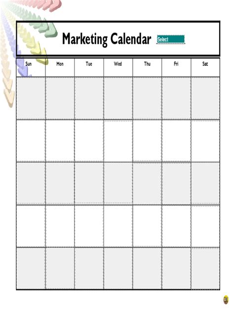 Marketing Calendar Template - 2 Free Templates in PDF, Word, Excel Download