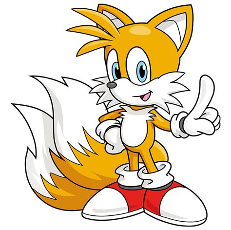 How to Draw Miles Tails Prower from Sonic the Hedgehog - Really Easy ...