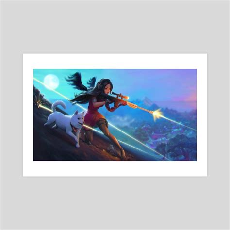 Valkyrae Fortnite, an art print by Anko - INPRNT