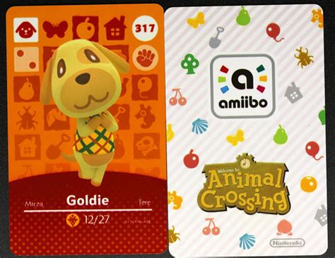 Goldie #317 Animal Crossing Amiibo Card – Villager Cards