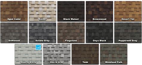 Owens Corning Oak Ridge Shingles Color Chart | SexiezPicz Web Porn