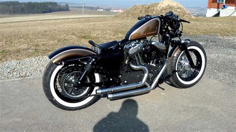 Harley Davidson Sportster Bobber 48 www.mr-bobber-custom.com - YouTube