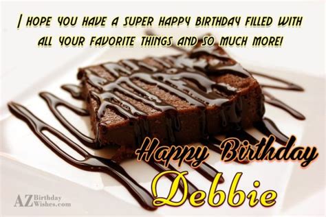 Happy Birthday Debbie - AZBirthdayWishes.com