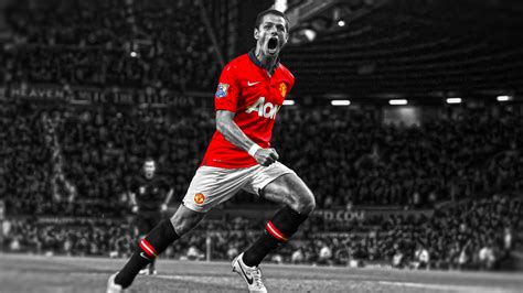 Download Manchester United F.C. Javier Hernandez Sports HD Wallpaper