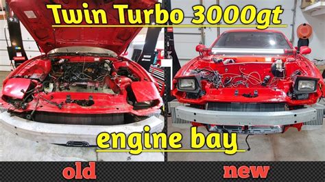 Restored 3000gt vr4 [ engine bay part 3 ] - YouTube