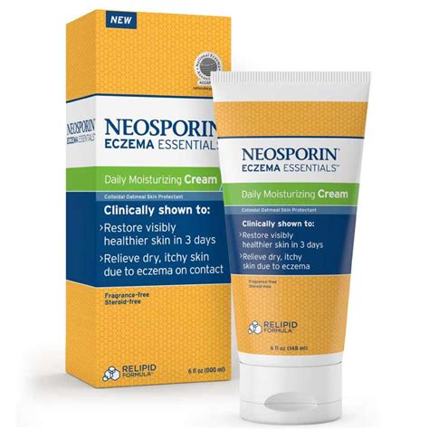 Amazon.com: Neosporin Essentials Eczema Daily Moisturizing Cream, 6 ...