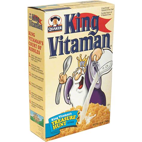 Quaker King Vitaman Cereal 12 Oz Box | Cereal | Wade's Piggly Wiggly