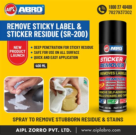 AIPL ABRO STICKER & LABEL REMOVER