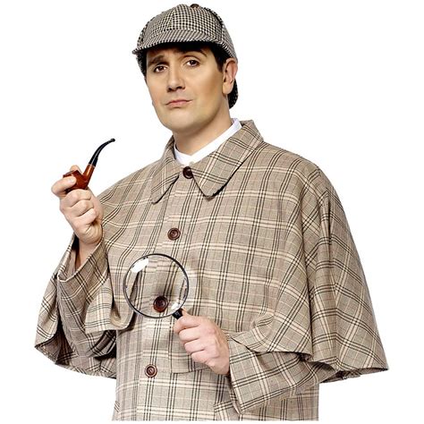 Sherlock Holmes Costume Kit With Pipe And Magnifying Glass - Walmart.com