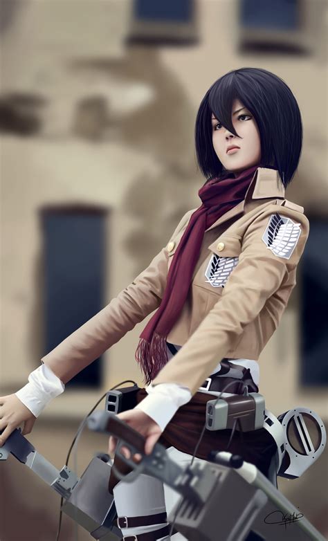 ArtStation - mikasa ackerman, ibrahim Krimat Belle Cosplay, Aot Cosplay ...