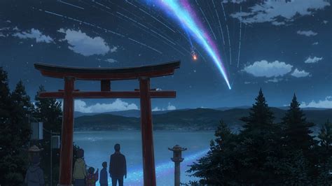 Your Name anime movie still screenshot, Makoto Shinkai , Kimi no Na Wa ...