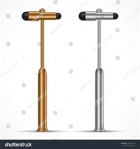 Reflex Hammer Medical Instrument Used Test Stock Vector (Royalty Free ...