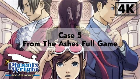 Phoenix Wright: Ace Attorney First Game Case 5 | Full Game Walkthrough ...