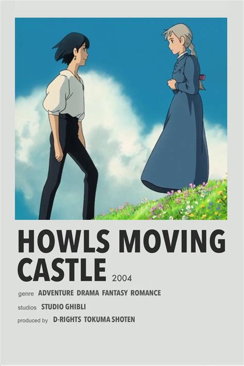 minimalist poster - Howl's moving castle | Affiches de films style ...