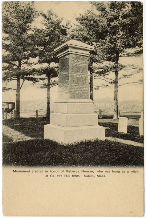 [Rebecca Nurse Monument] | This postcard shows a view of the… | Flickr