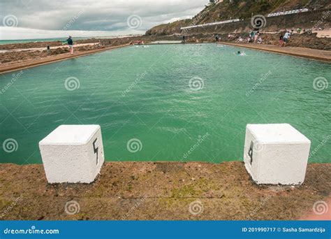 View of the Old Outdoor Concrete Swimming Pool Situated on a Granville ...