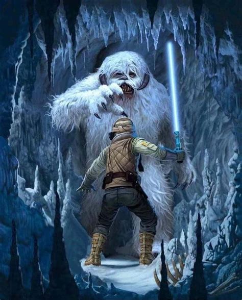 Download The fury of a Wampa, attacking on icy planet Hoth" Wallpaper ...