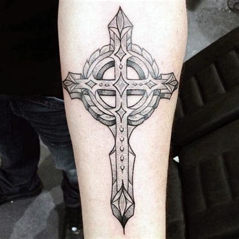 100 Celtic Cross Tattoos For Men - Ancient Symbol Design Ideas