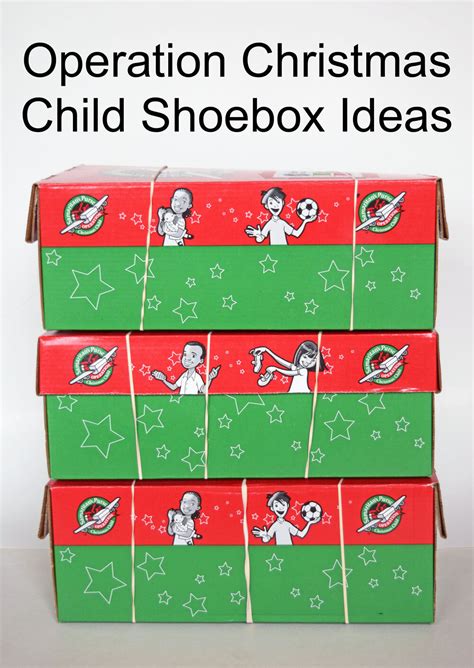 More Operation Christmas Child Shoebox Ideas — PACountryCrafts