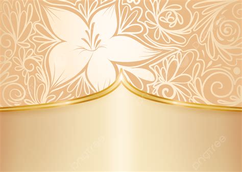 Wedding Background Golden Ornate, Pure, Romantic, Butterfly Background ...