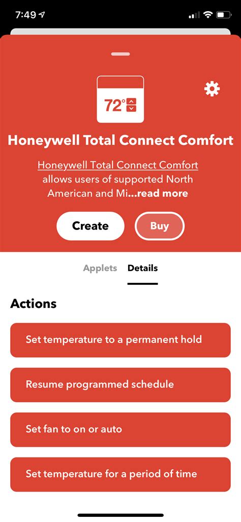 Honeywell Wi-Fi Thermostats - Total Comfort Connect App - Devices ...