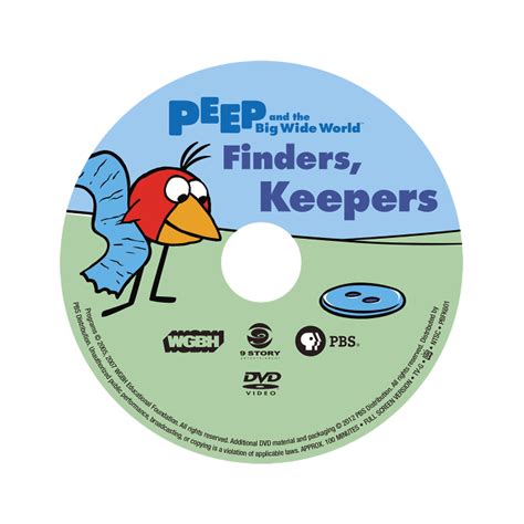 Peep and the Big Wide World DVDs - Jonathan Rissmeyer