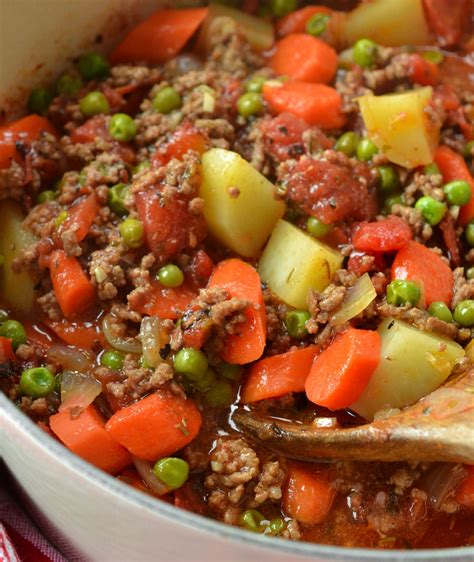 Easy Hamburger Stew Recipe - TINSUF