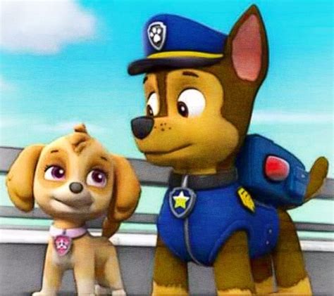 Skye and Chase - Skye and Chase - PAW Patrol Fan Art (39994889) - Fanpop