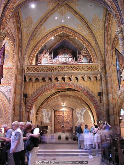 Photo of Matthias church - Interior. Buda, Budapest, Hungary